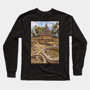 Roundhouse Kuelap, Peru Long Sleeve T-Shirt